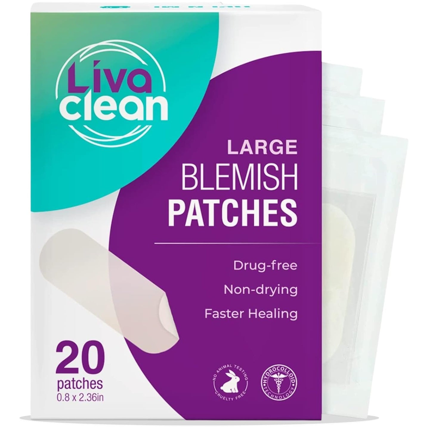 20CT Large Hydrocolloid Pimple Patches