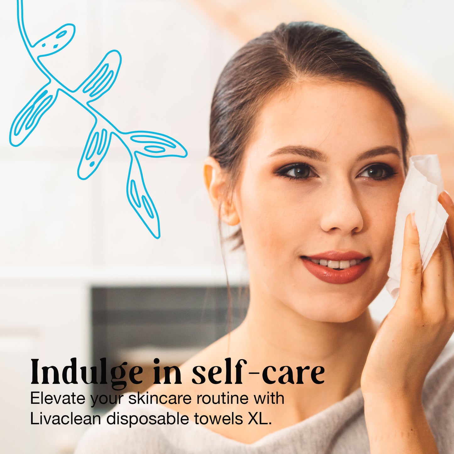 50ct Disposable Skin Towels for Skincare & Makeup Removal