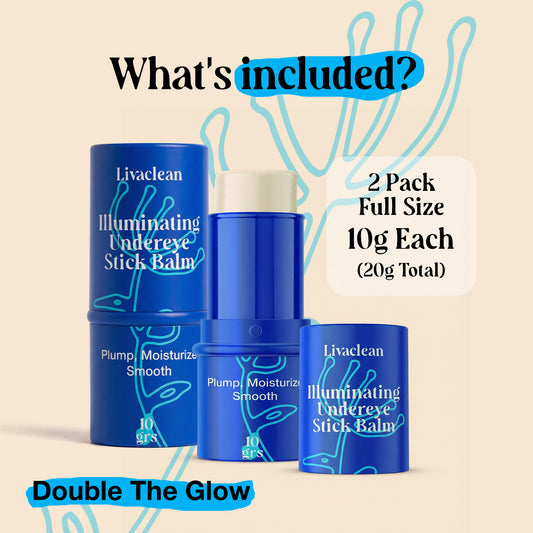 2 Pack Illuminating Under Eye Hydrating Stick Balm 20g/0.7 Oz