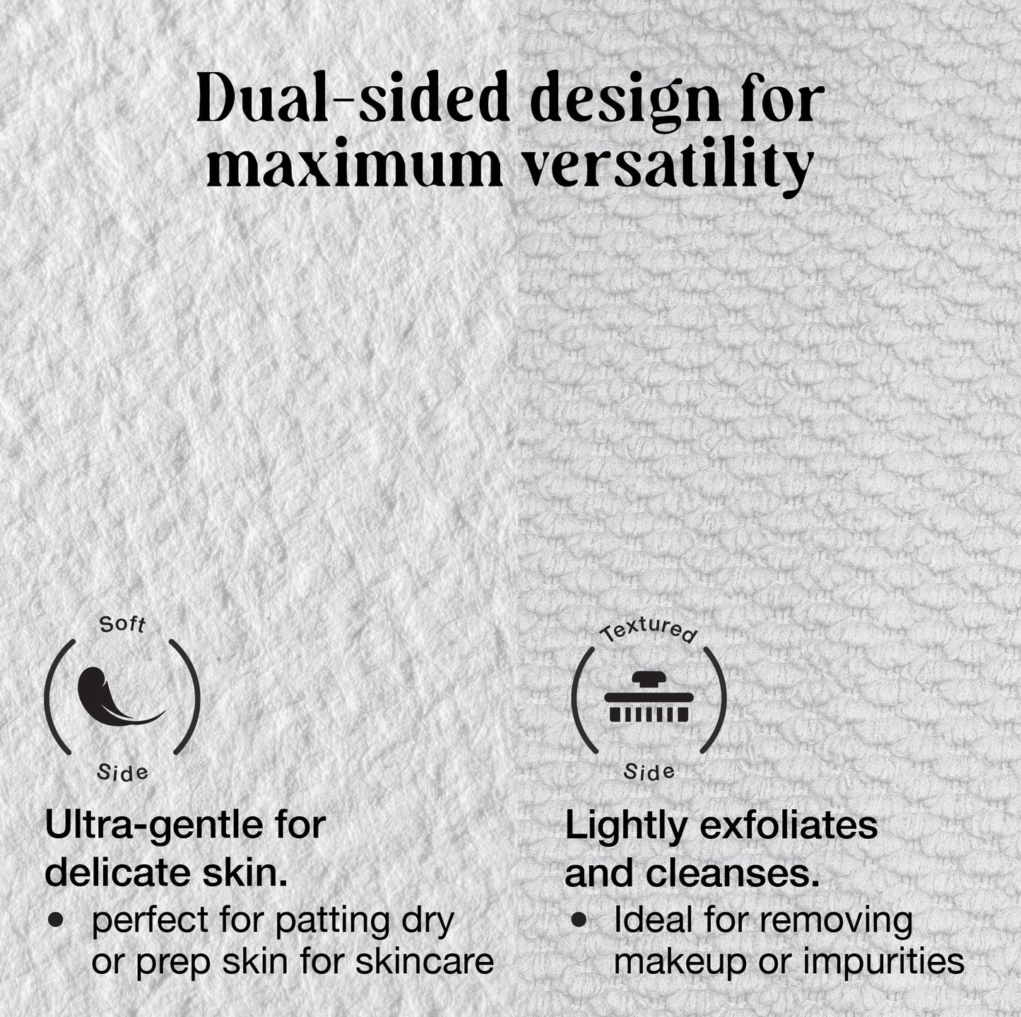 50ct Disposable Skin Towels for Skincare & Makeup Removal