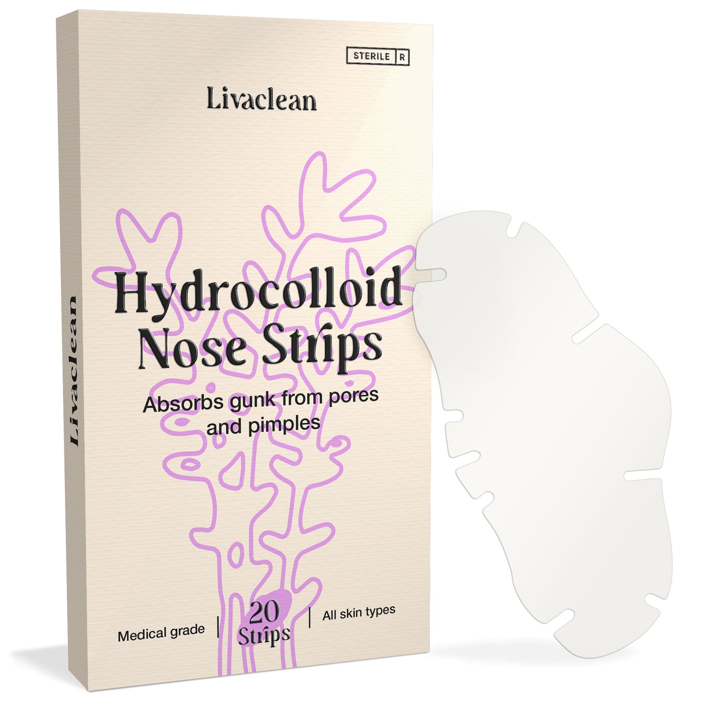 20ct Large Hydrocolloid Nose Pimple Patches