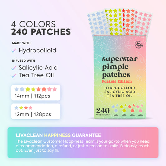 240ct Pretty Pastels Pimple Patches