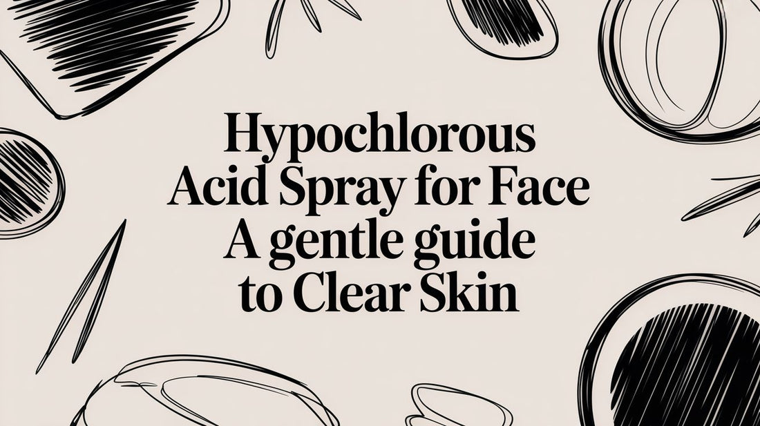 Hypochlorous Acid Spray for Face A Gentle Guide to Clear Skin