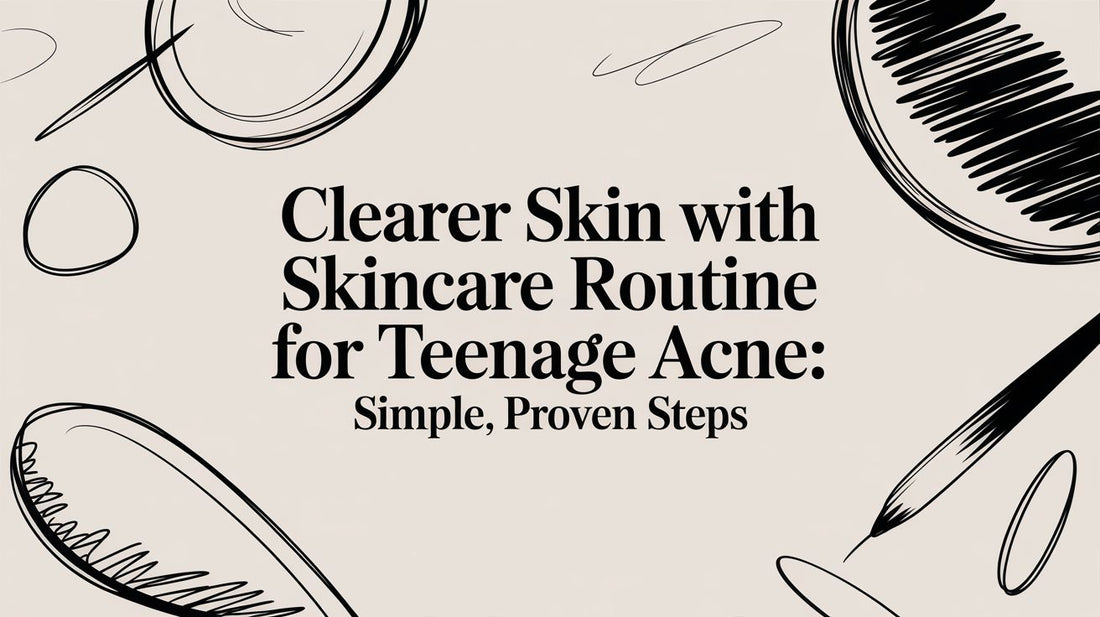 Clearer skin with skincare routine for teenage acne: simple, proven steps