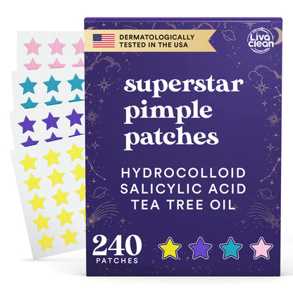 240 CT Superstar Pimple Patches w/Salicylic Acid & Tea Tree Oil