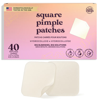 40ct Square Large Pimple Patches