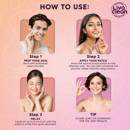 40ct Square Large Pimple Patches