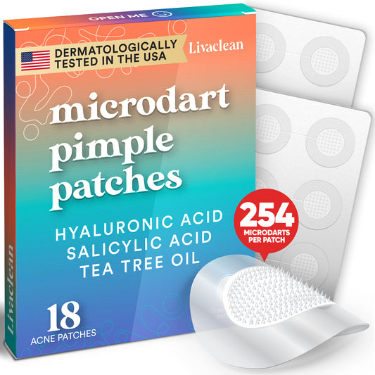 18 ct Microdart Needle Pimple Patches