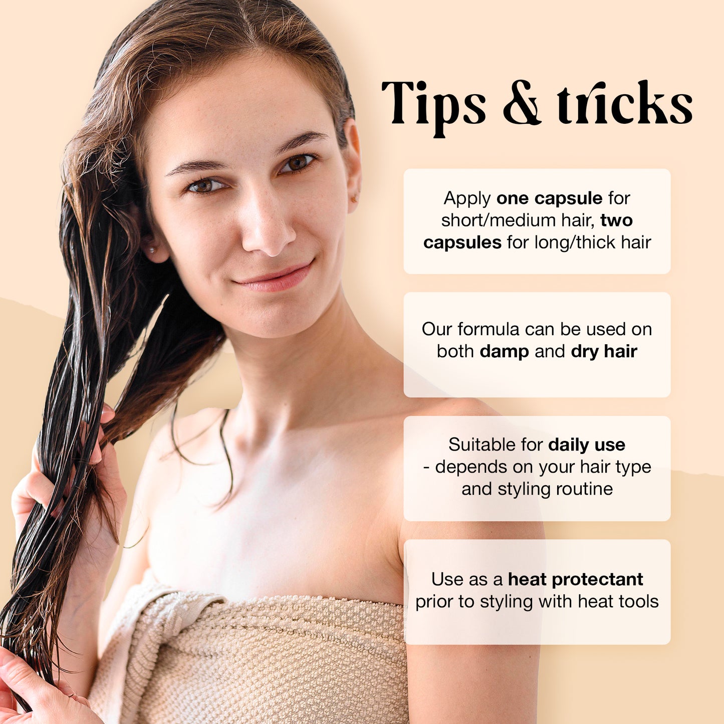 60ct Keratin & Argan Oil Hair Serum Capsules Vitamins